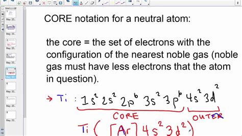 how to find core electrons|3.1: Electron Configurations .